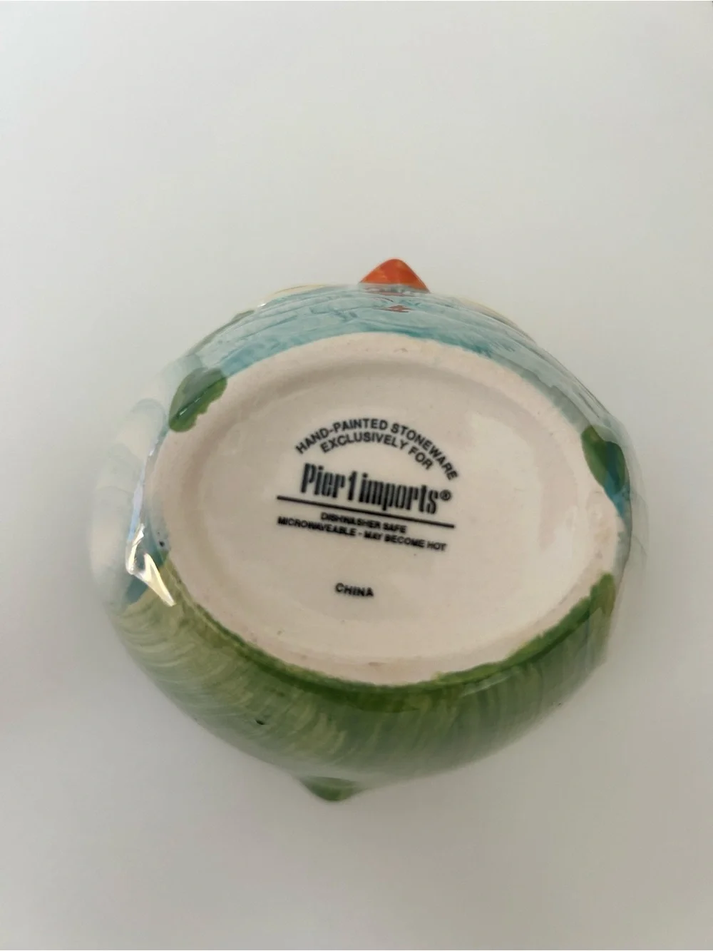 Pier 1 Owl Nesting Ceramic Measuring Cups Set of 4 Multicolor Bowls
